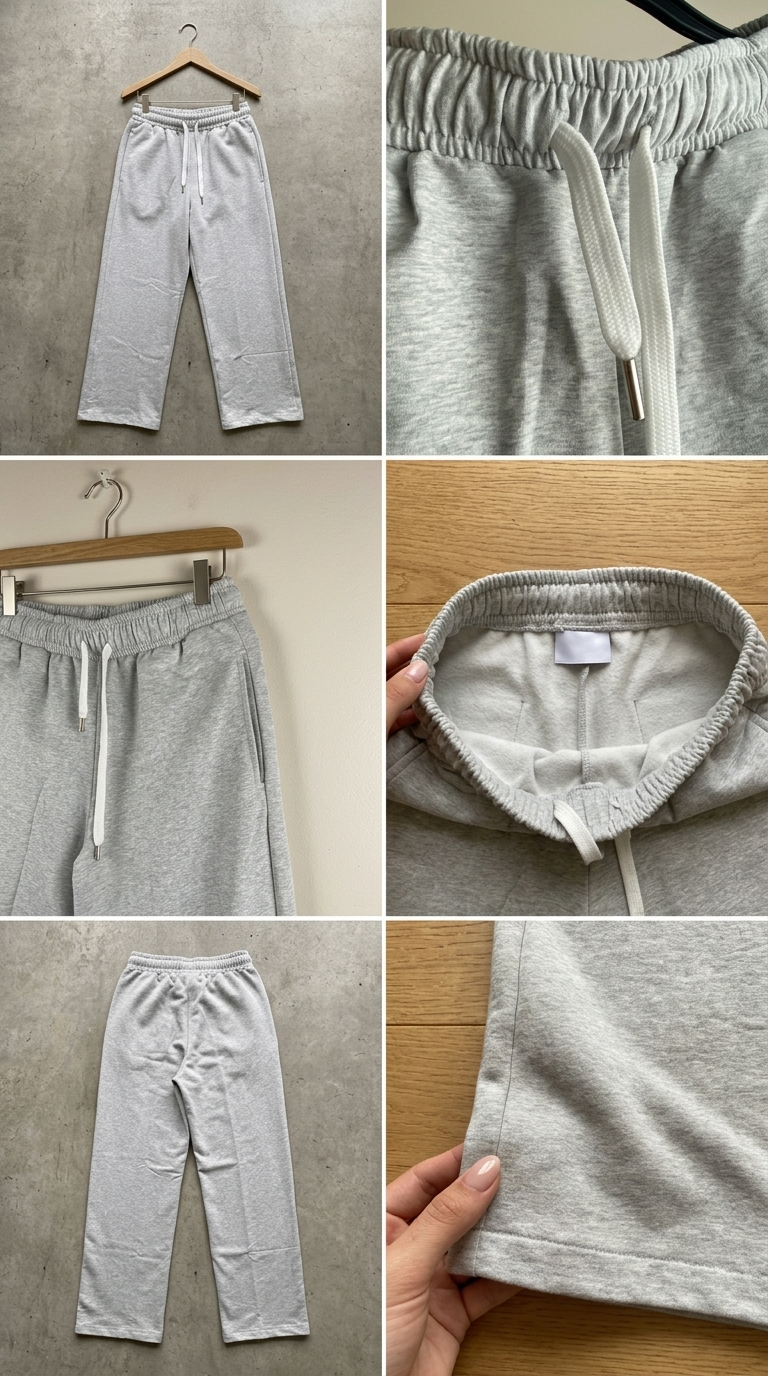 EASEA wide-leg sweetpants