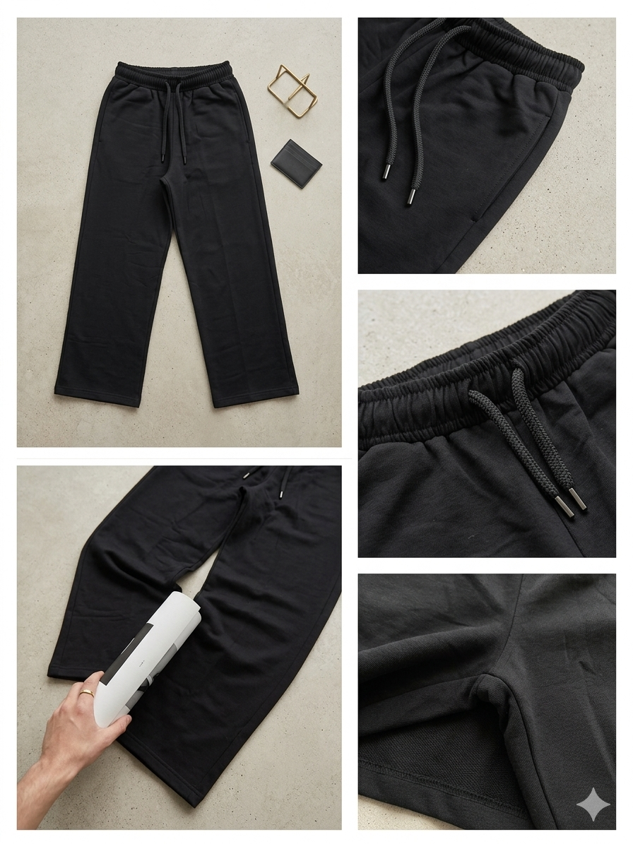 EASEA wide-leg sweetpants