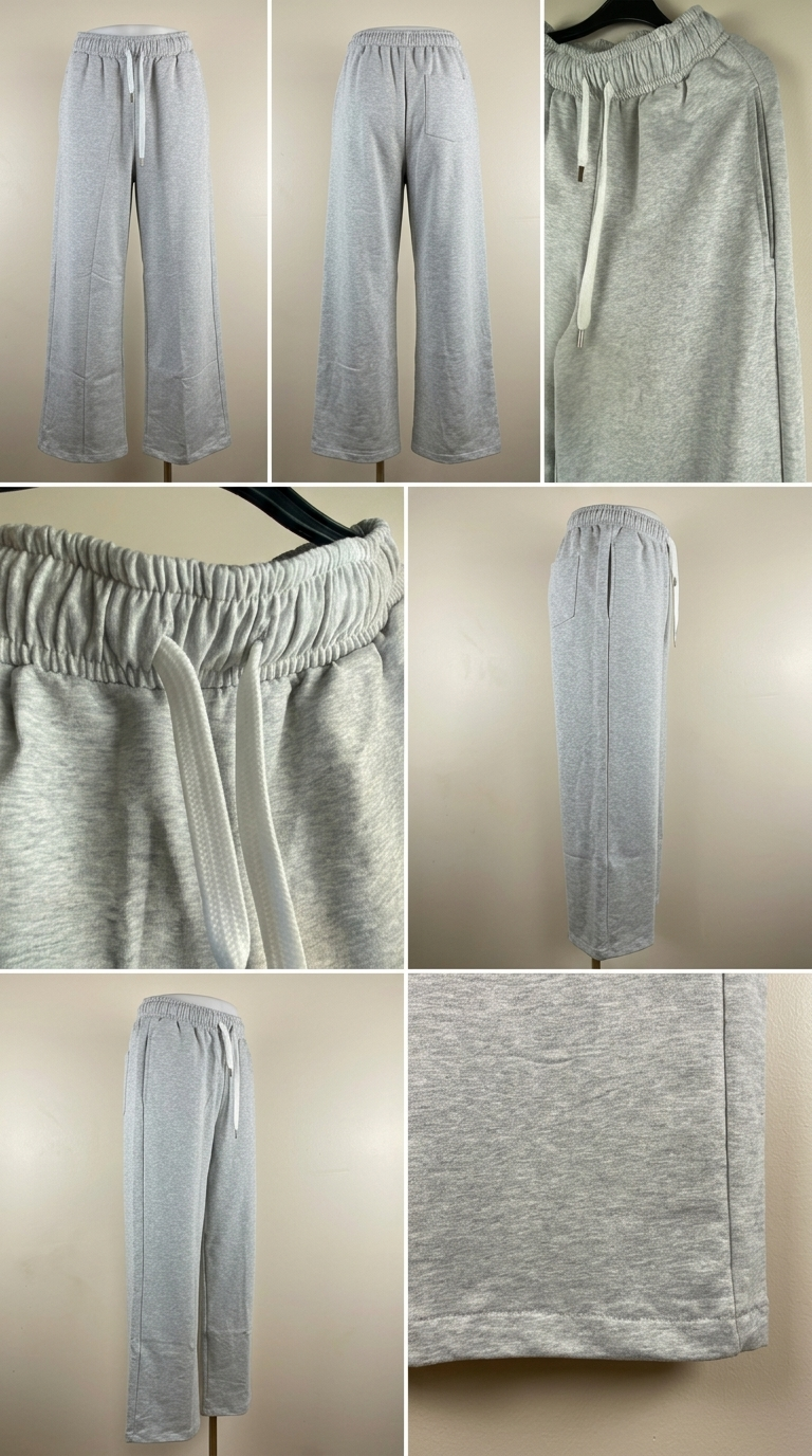 EASEA wide-leg sweetpants