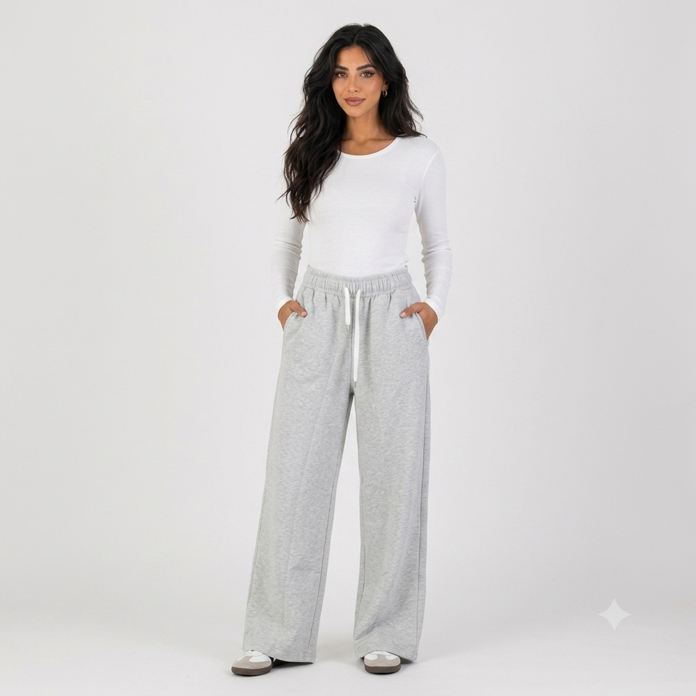 EASEA wide-leg sweetpants