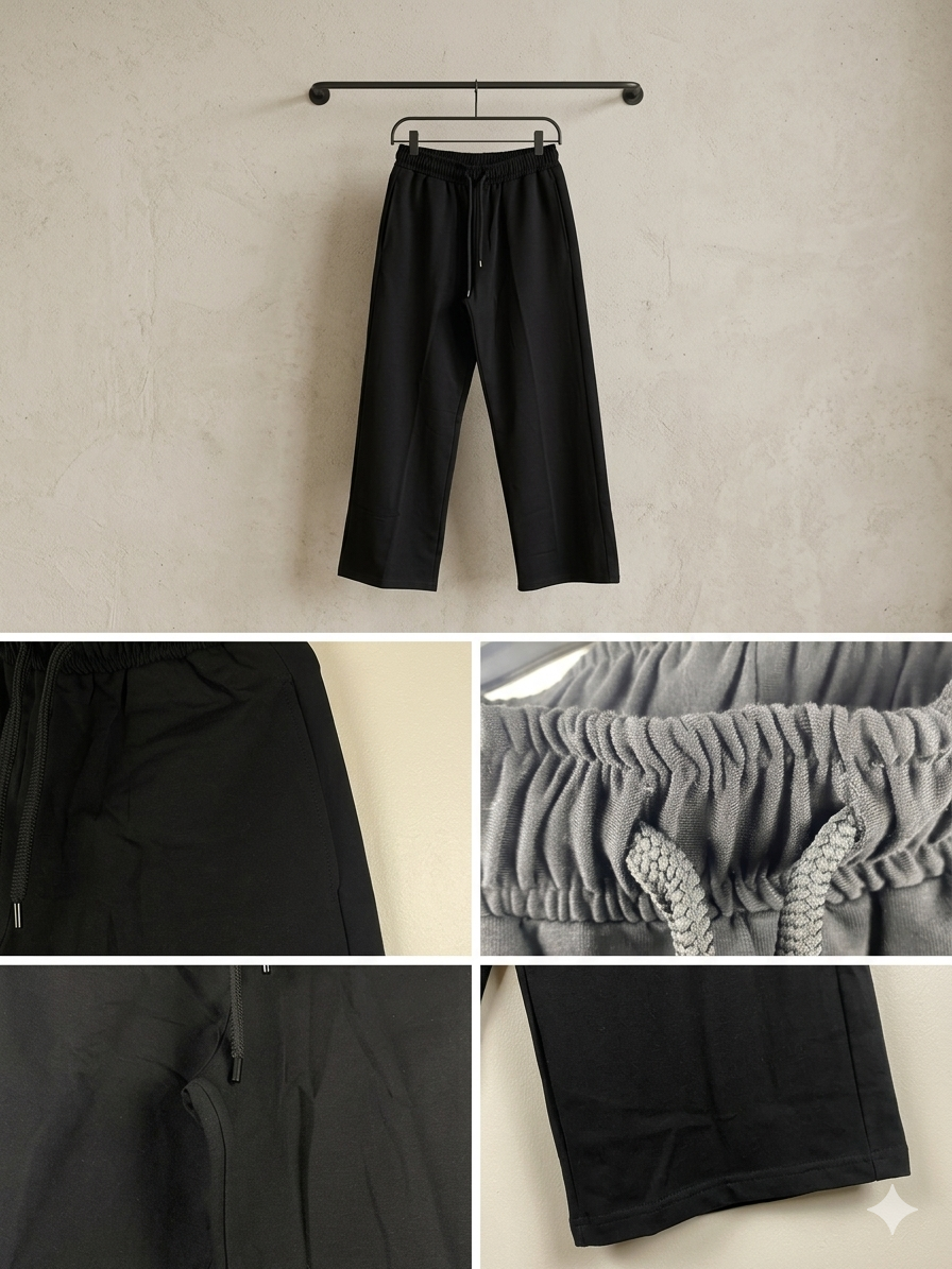 EASEA wide-leg sweetpants