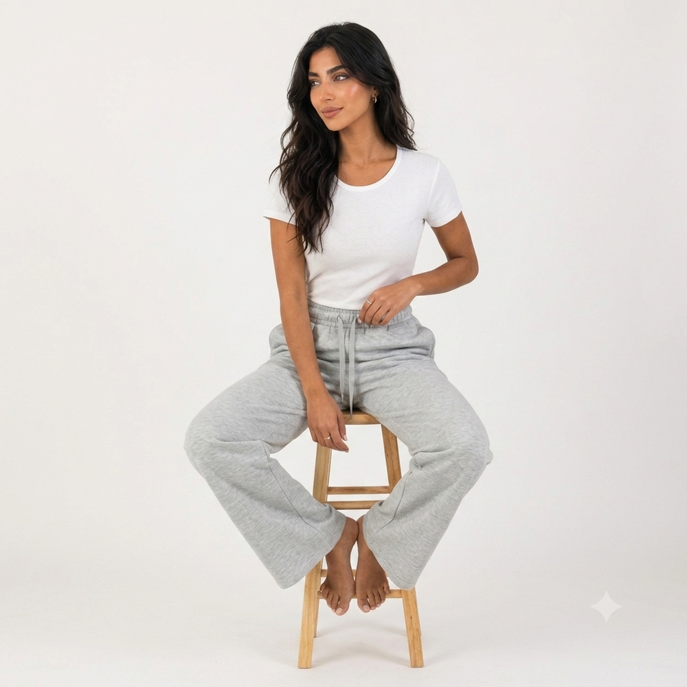 EASEA wide-leg sweetpants