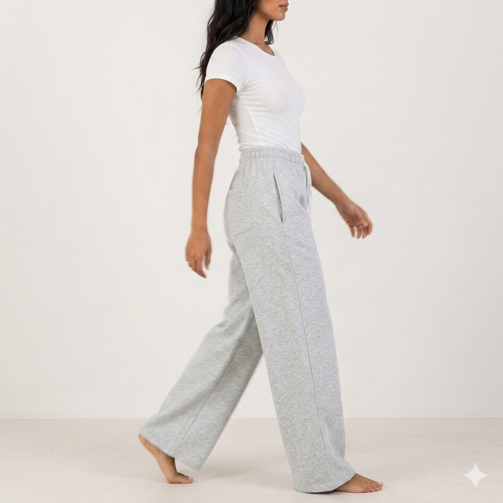 EASEA wide-leg sweetpants