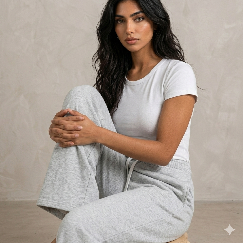 EASEA wide-leg sweetpants